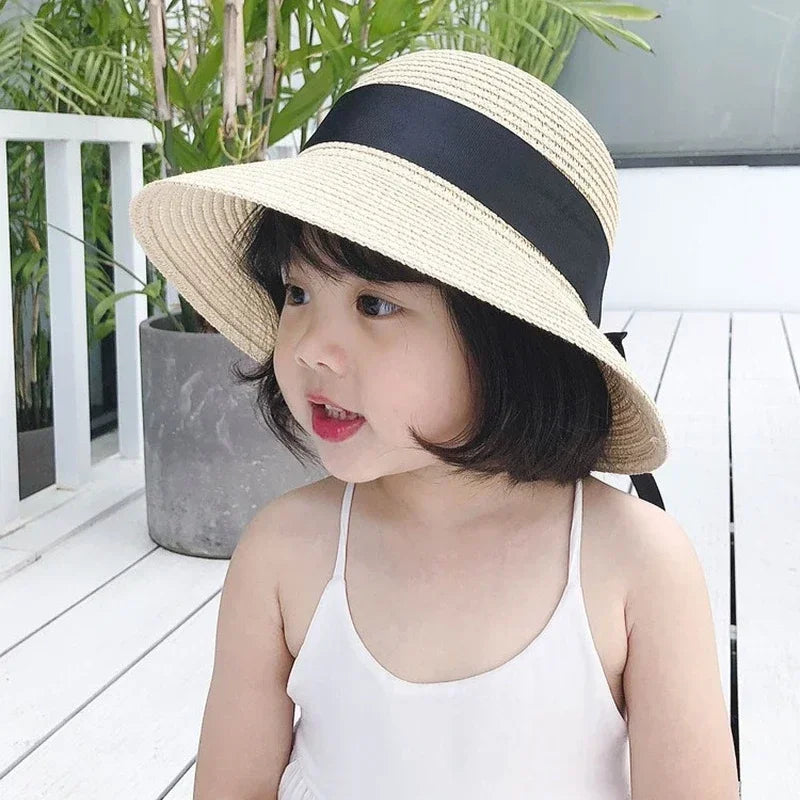 Mother & Kids Straw Sun Hat Set